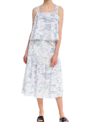 Синій топ KENZO : фото 1 - Invogue